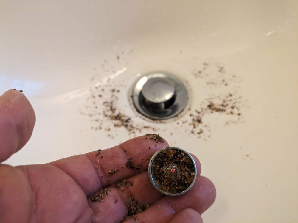 Sand in Drain